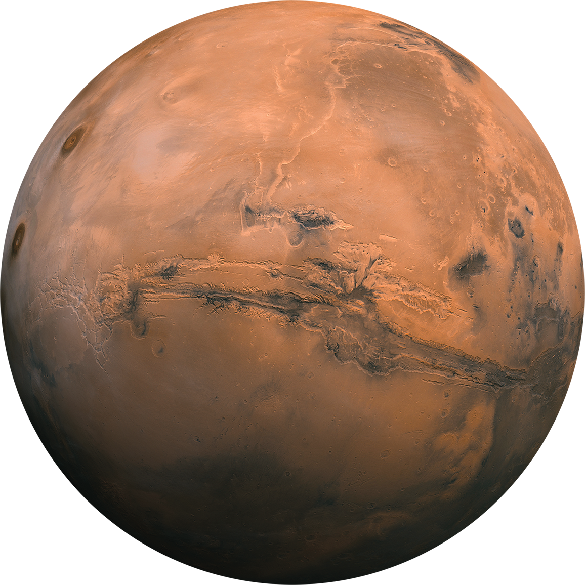 Mars. Elements of This Image Furnished by NASA.